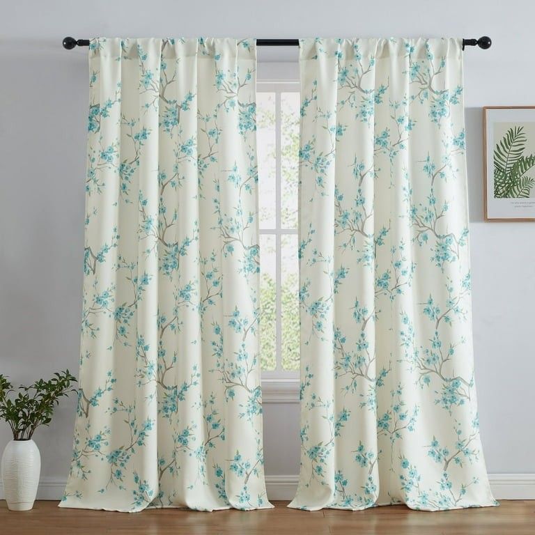 Beautiful window treatment in bedroom setting