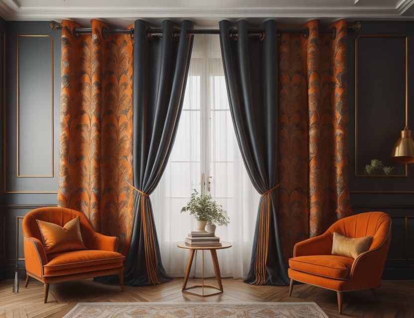 Classic Velvet Drapery Panel