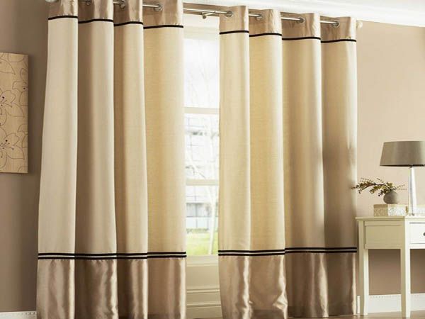Modern Linen Drapery Set